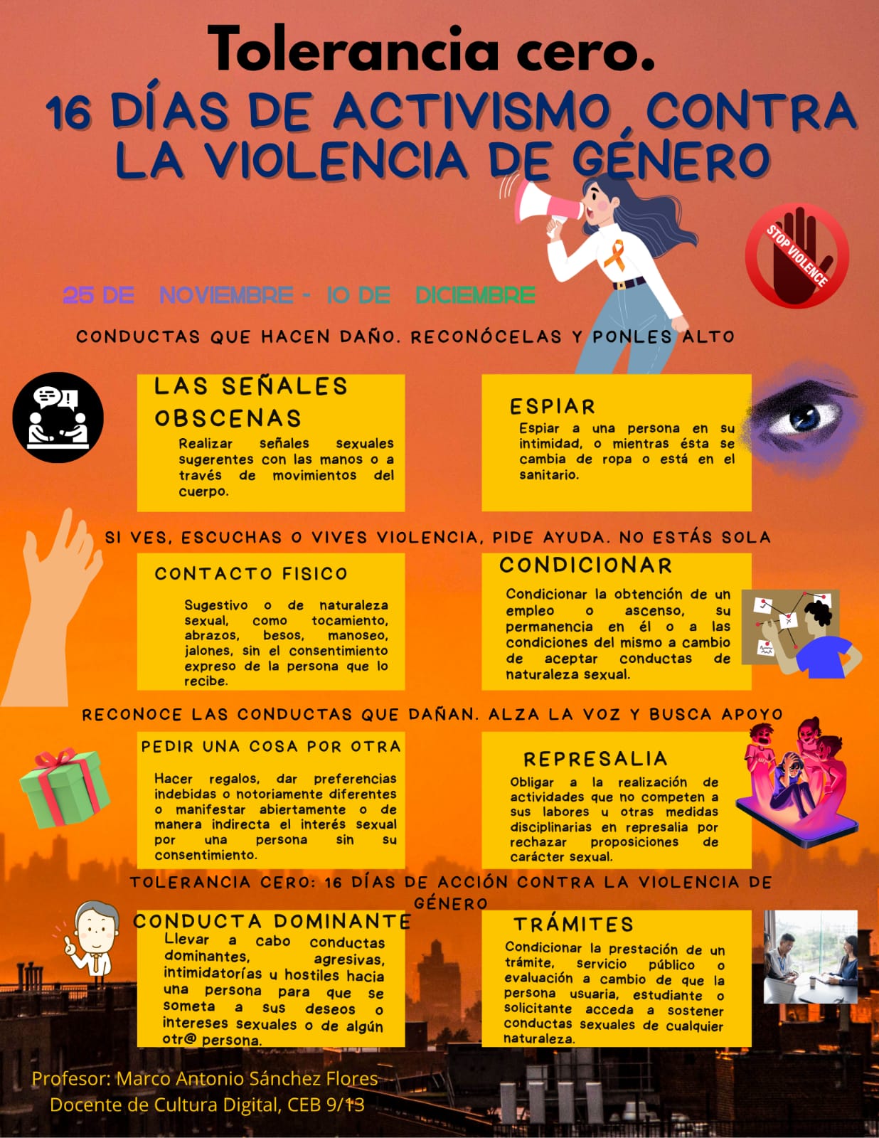 16 días de activismo contra la violencia de género